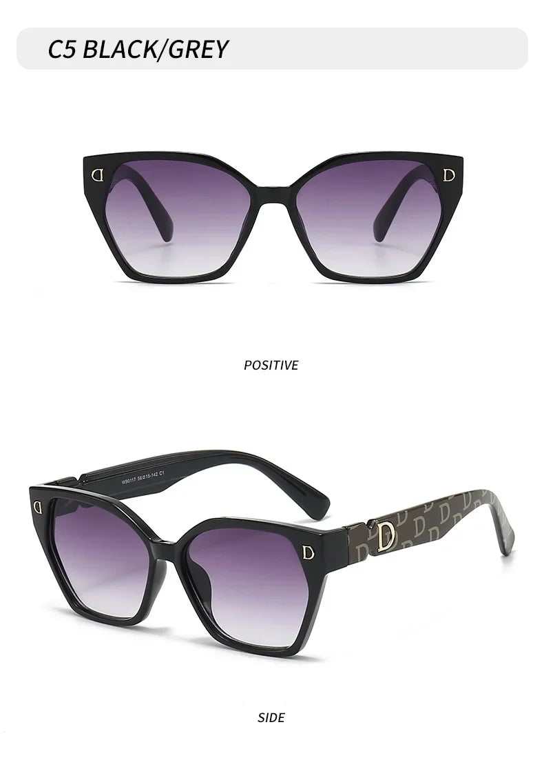 Vintage Square Sun Glasses