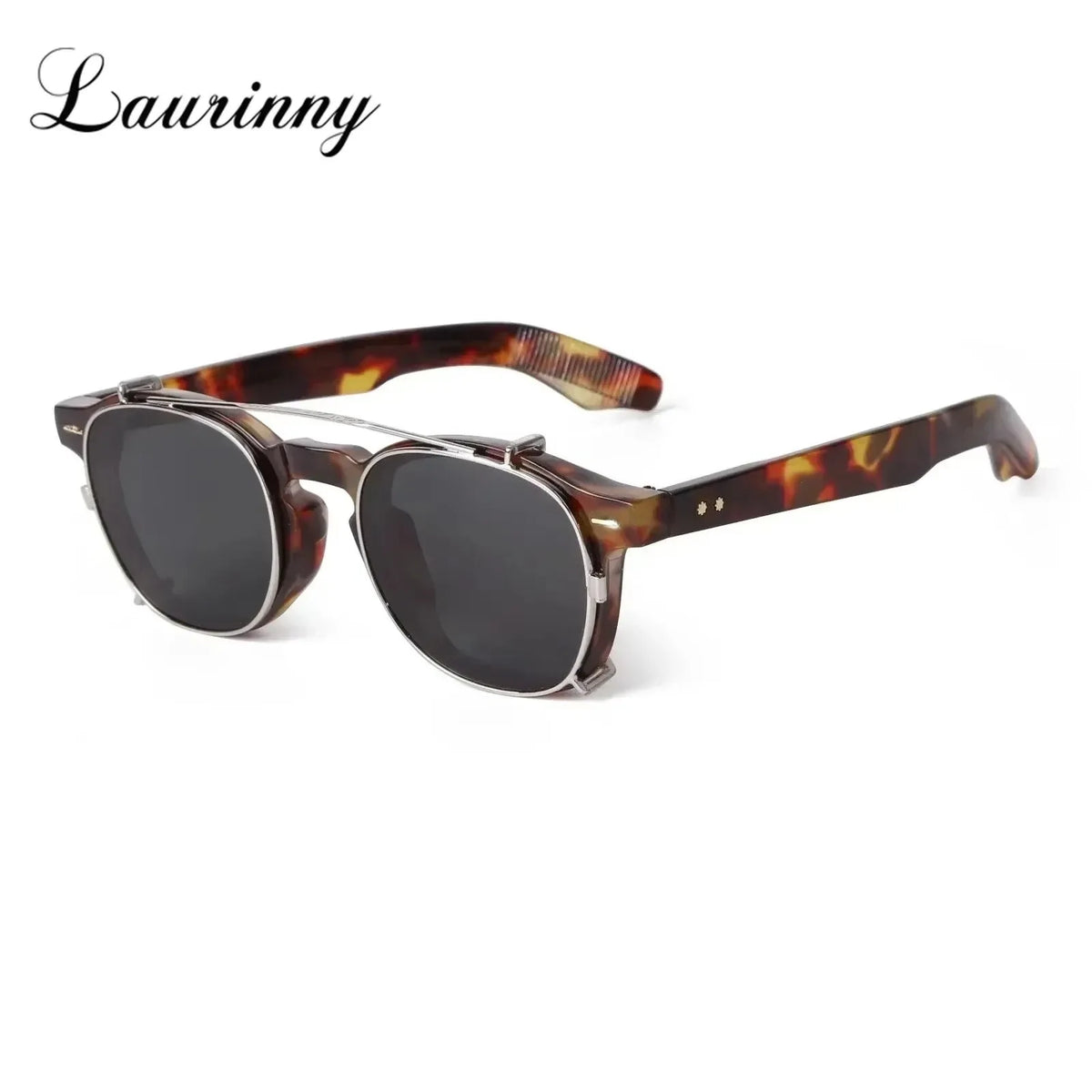 Vintage Rivet Steampunk Clip on Sunglasses