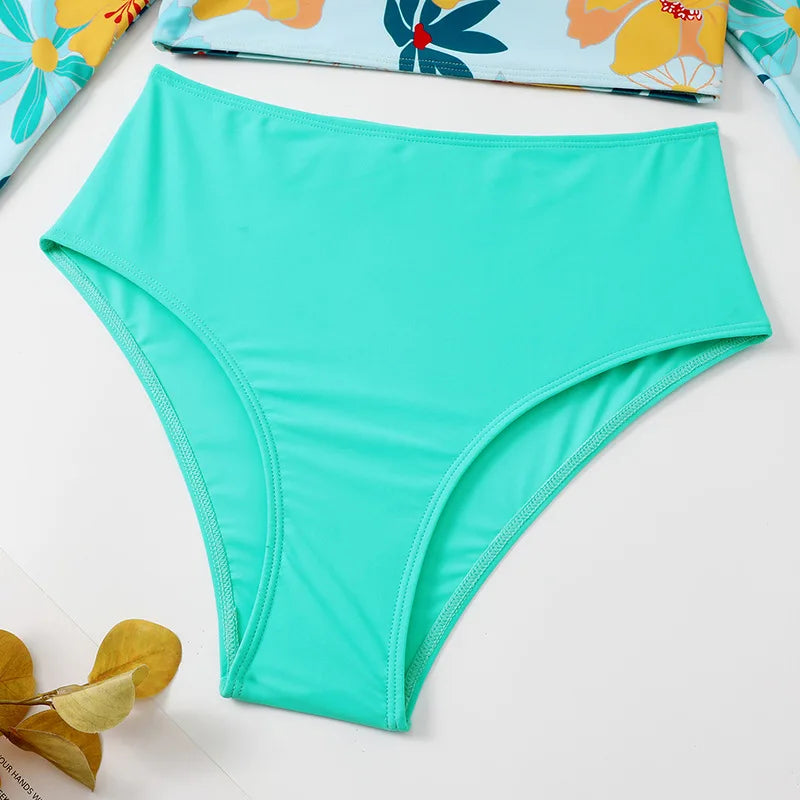 High Waist Vintage Retro Swimwear
