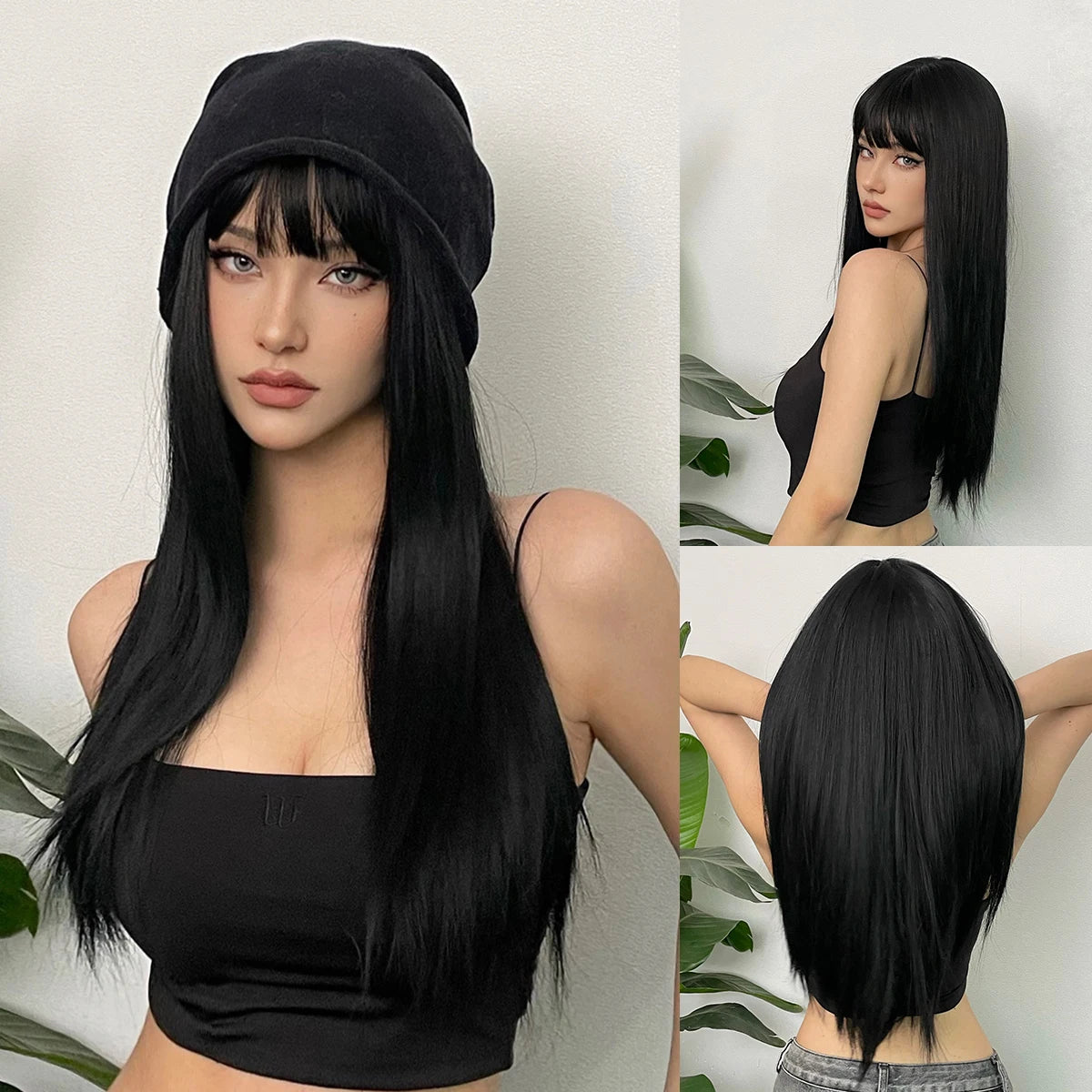 Light Wine Red Synthetic Wigs