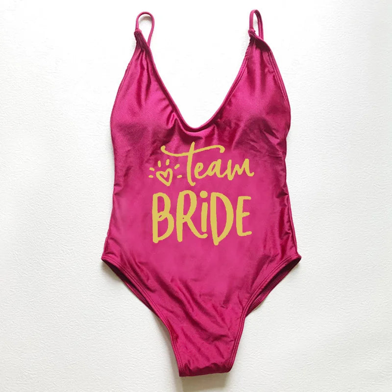 One Piece Sexy Padded Swimwear