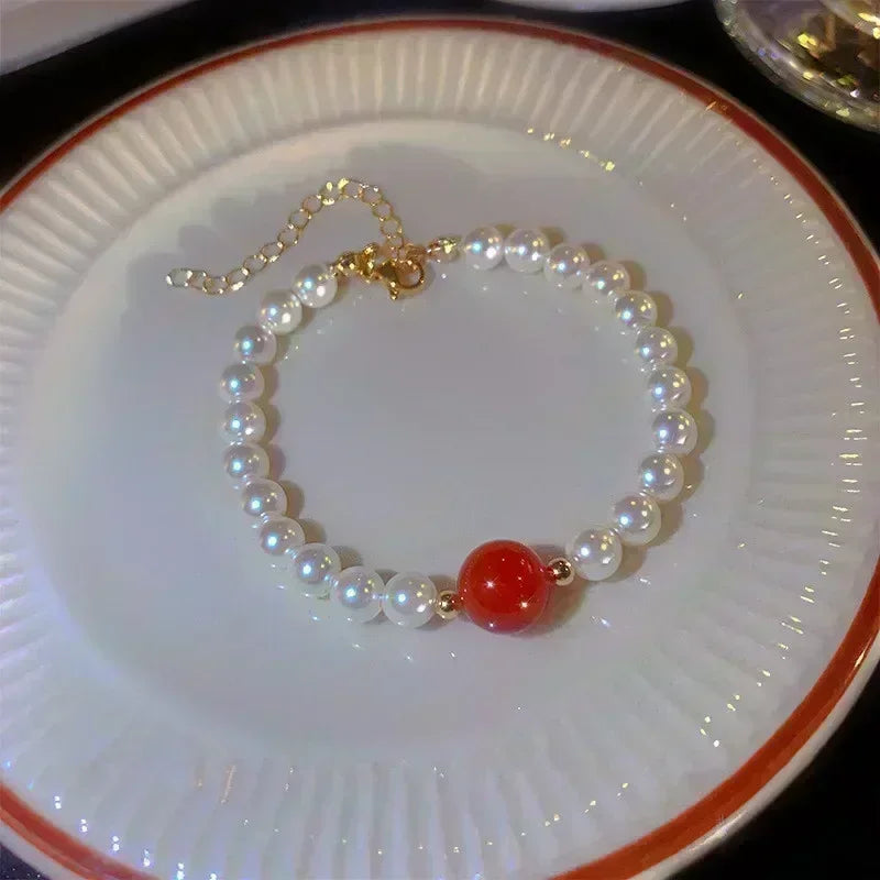 Exquisite Opal Tulip Zircon Bracelet
