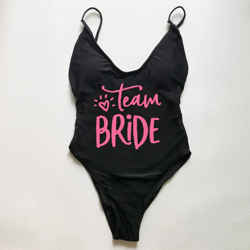 One Piece Sexy Padded Swimwear