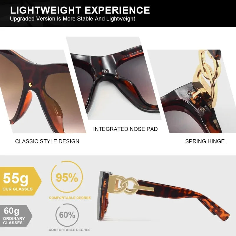 New Fashion Big Frame Cat Eye Sunglasses