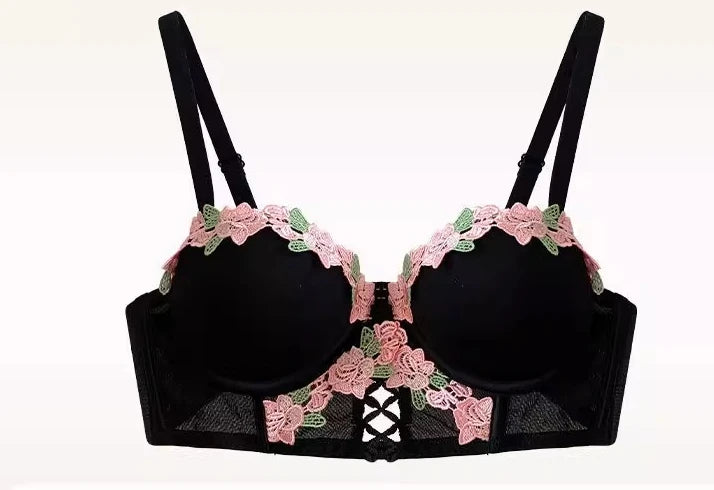 Amelia Vintage Floral Lingerie Set