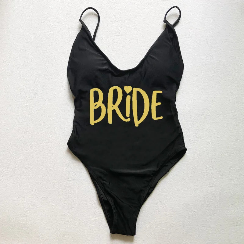 One Piece Sexy Padded Swimwear