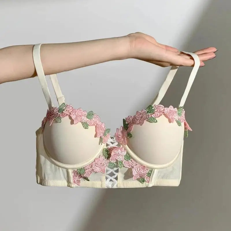 Amelia Vintage Floral Lingerie Set