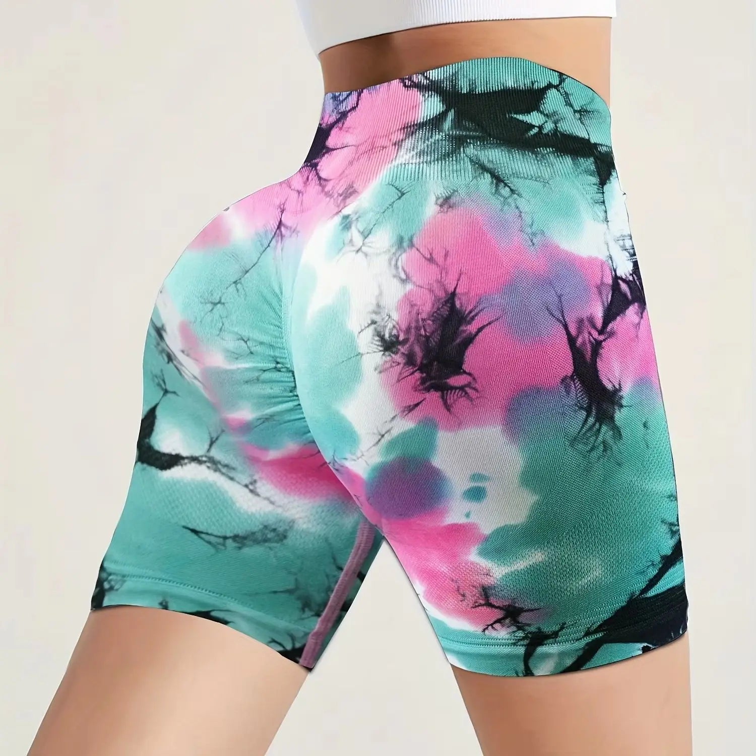 2pcs Women's High-Waisted Shorts