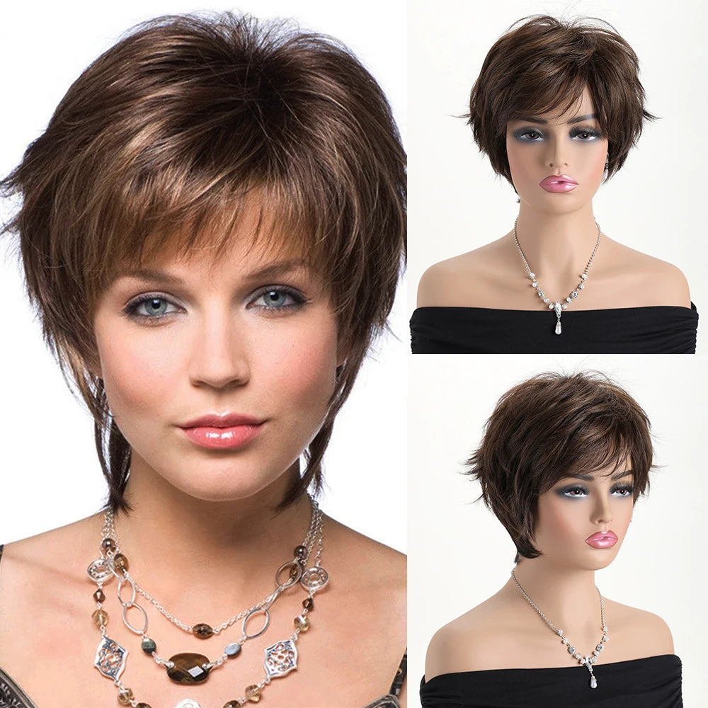 Natural Brown Wig