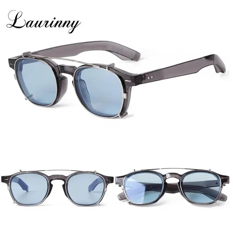 Vintage Rivet Steampunk Clip on Sunglasses