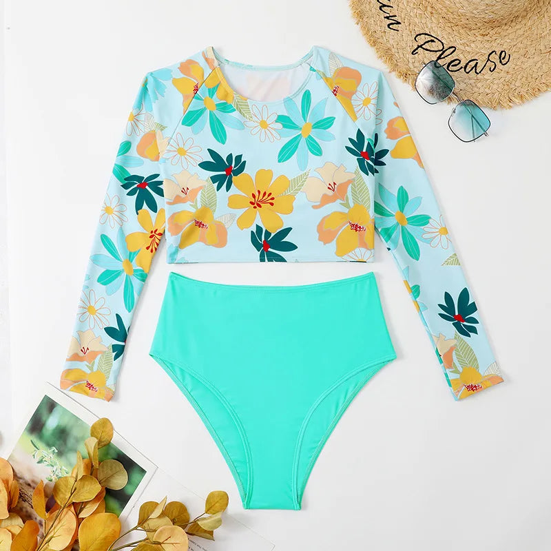 High Waist Vintage Retro Swimwear