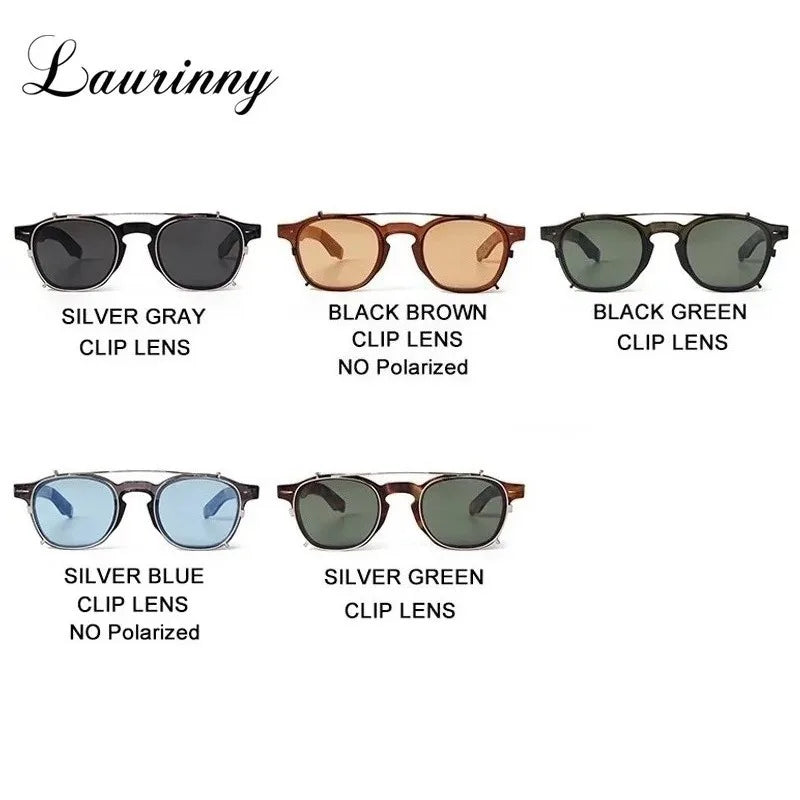 Vintage Rivet Steampunk Clip on Sunglasses