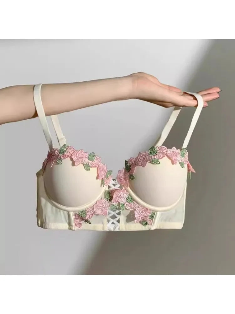 Amelia Vintage Floral Lingerie Set