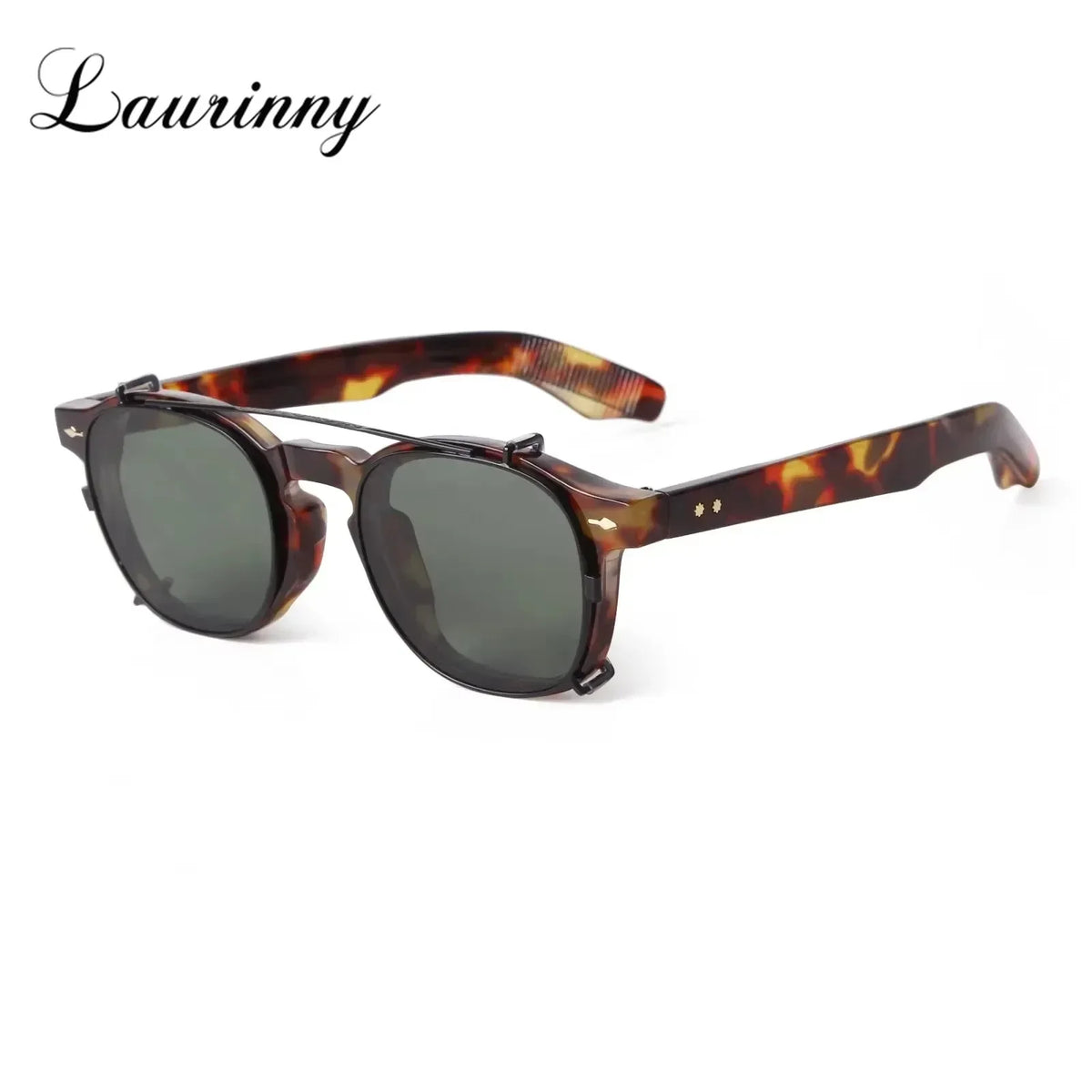 Vintage Rivet Steampunk Clip on Sunglasses
