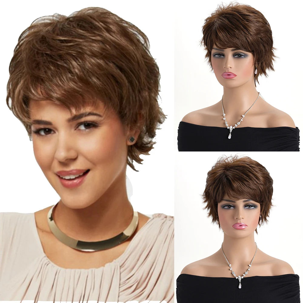 Natural Brown Wig