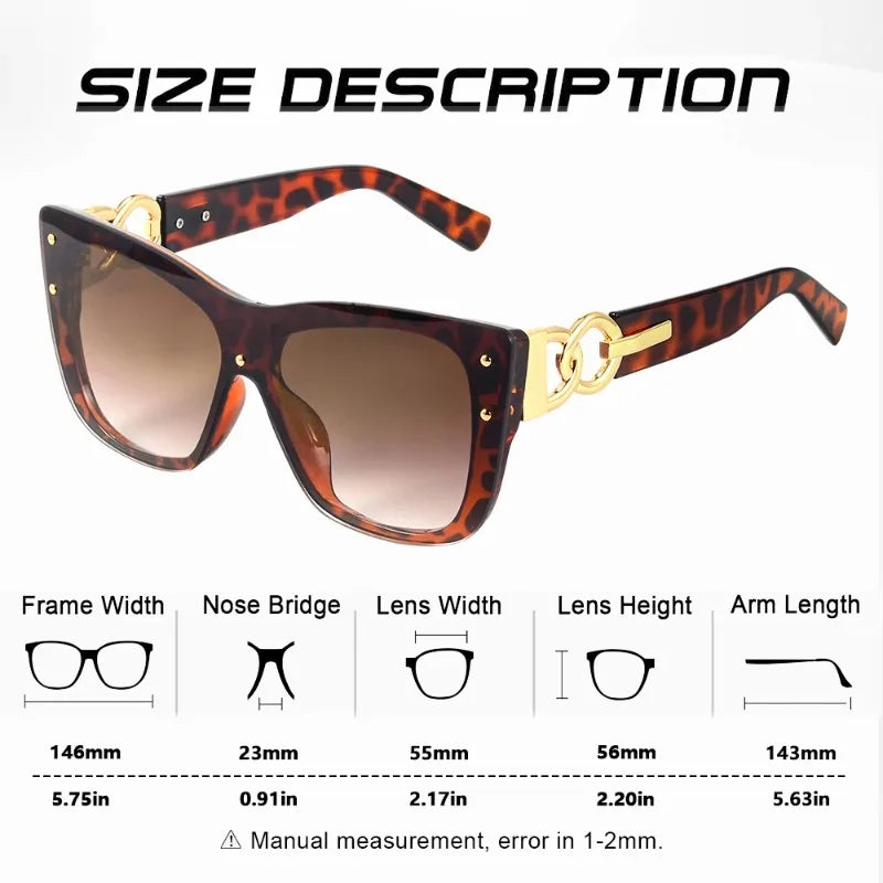 New Fashion Big Frame Cat Eye Sunglasses