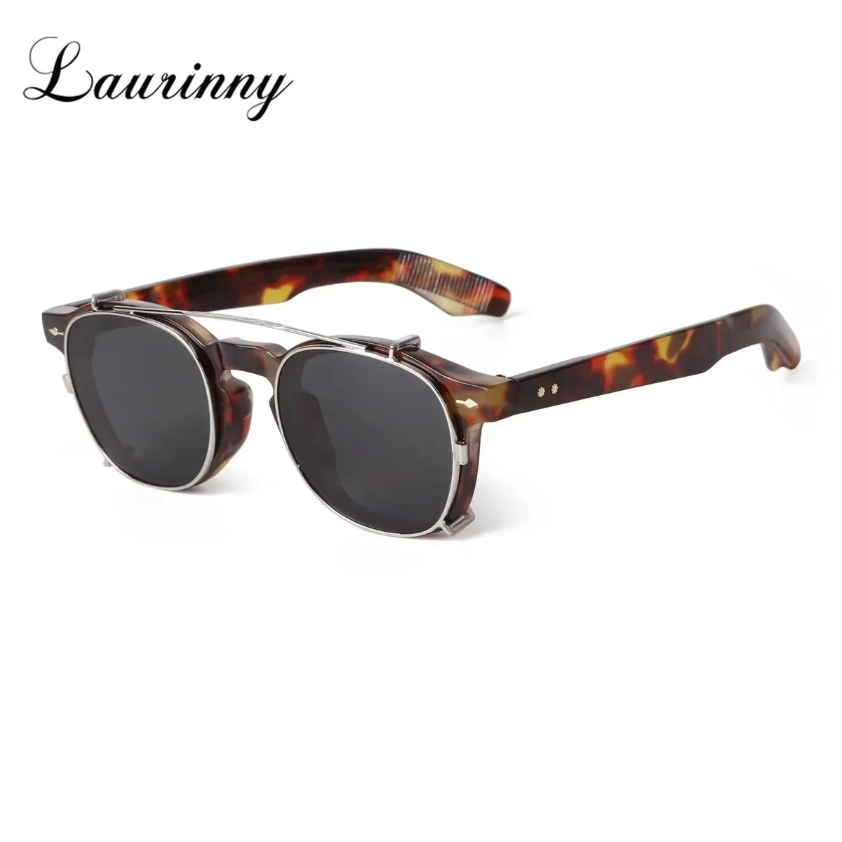 Vintage Rivet Steampunk Clip on Sunglasses