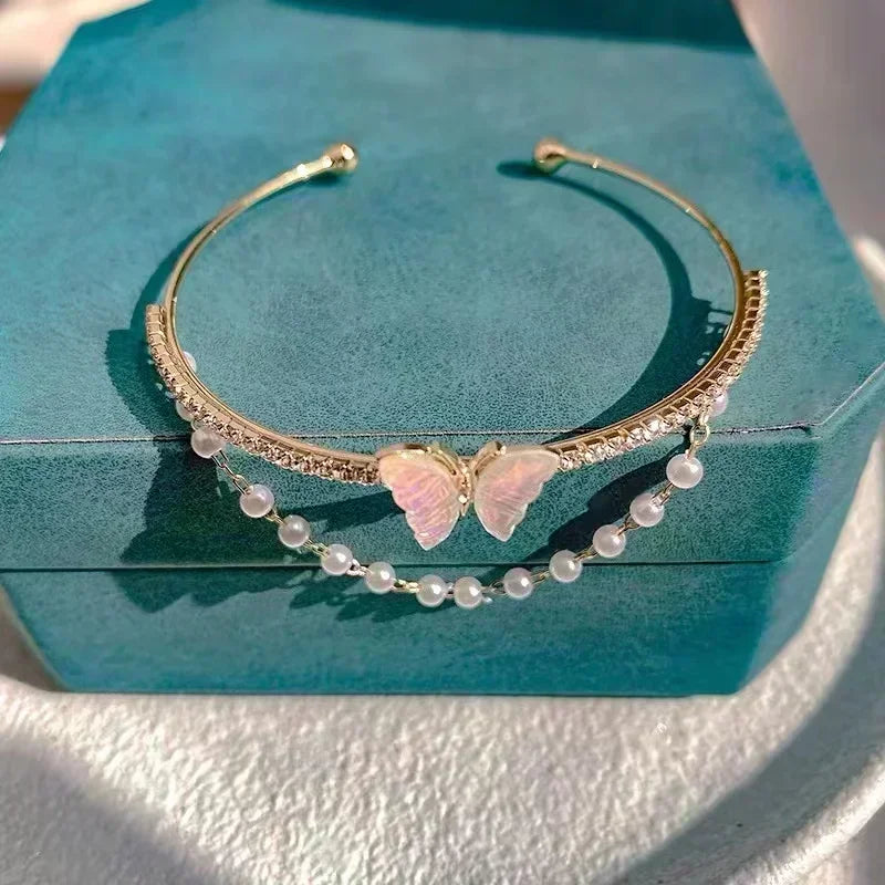 Exquisite Opal Tulip Zircon Bracelet