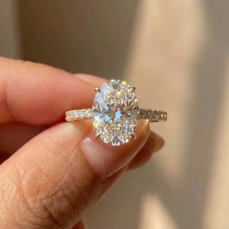 925 Sterling Silve Zircon Stone Rings