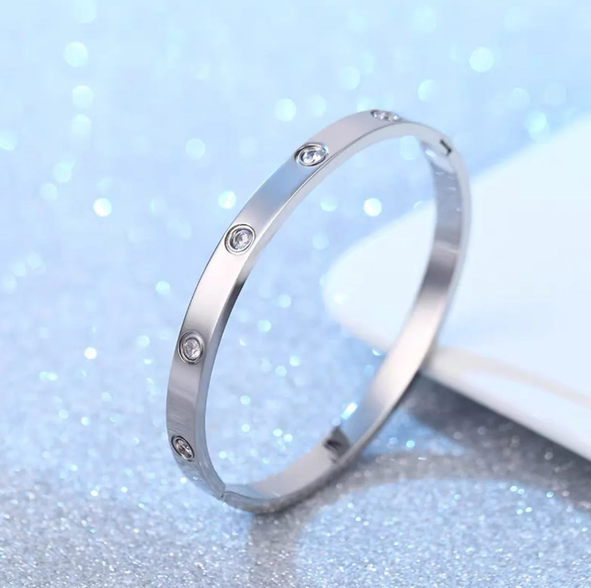 Titanium Steel Gold Silver Color Bangles