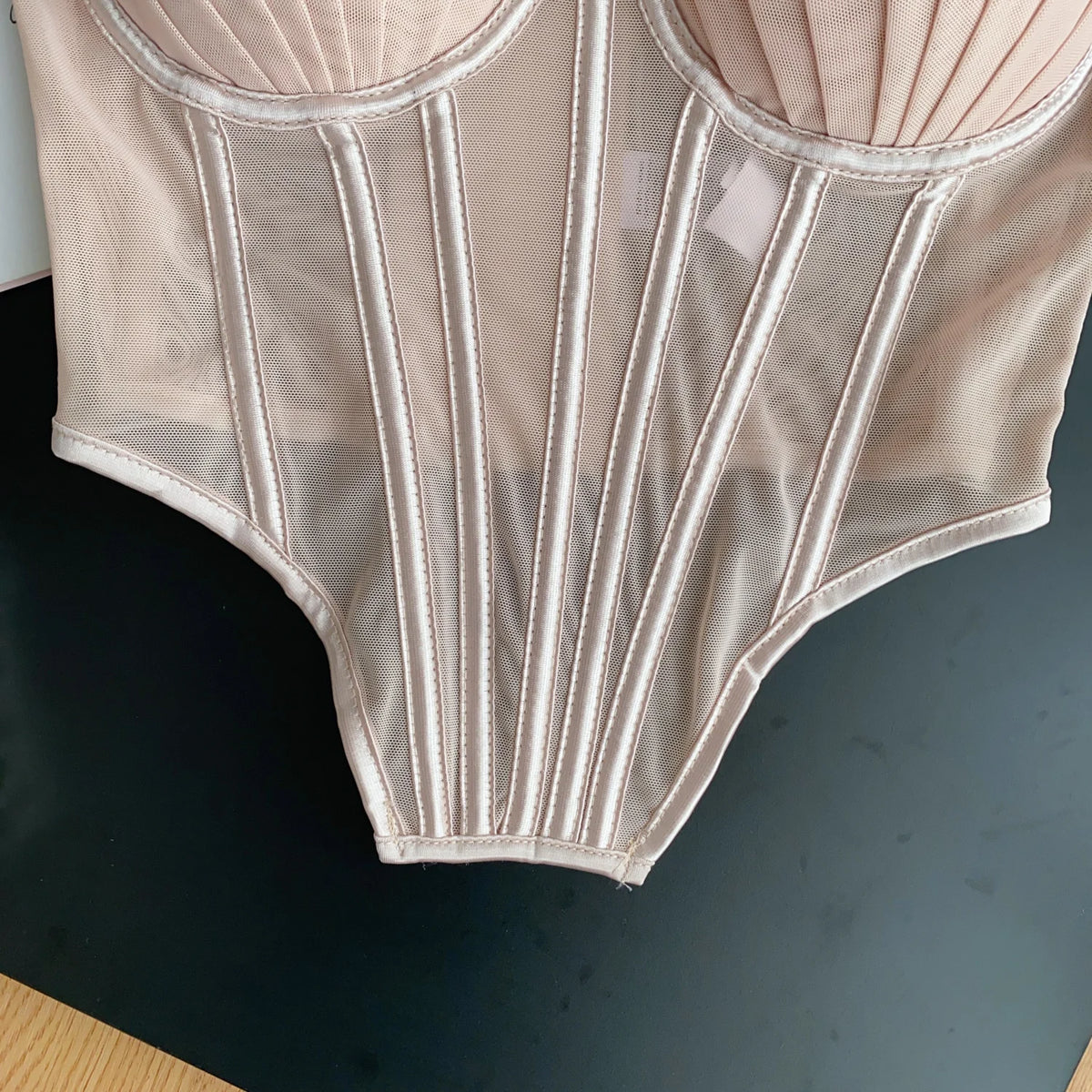 Solid Corset Lingerie Top
