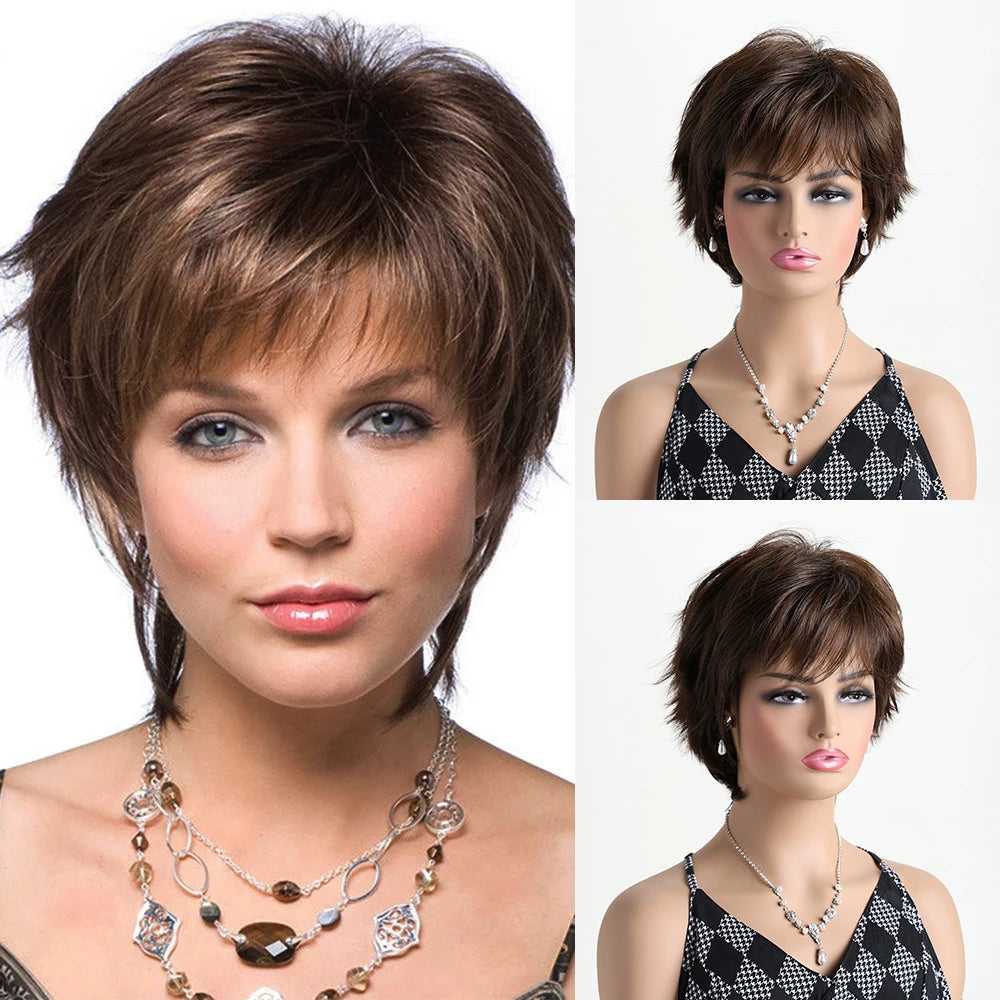 Natural Brown Wig