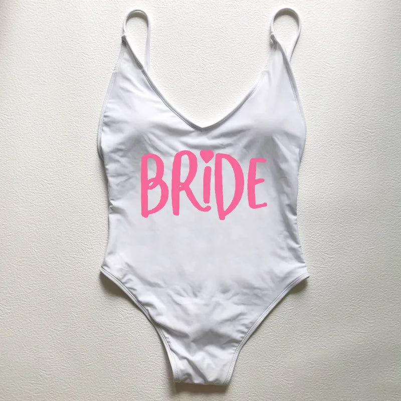 One Piece Sexy Padded Swimwear