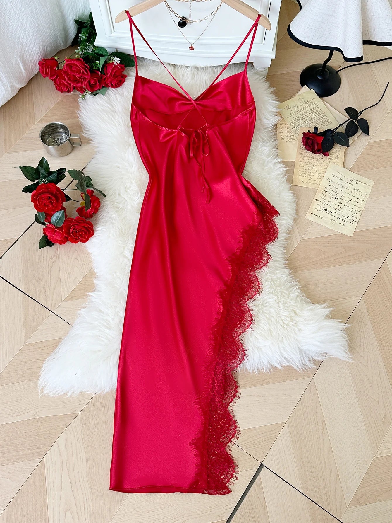 Glamora Lace Patchwork Lingerie