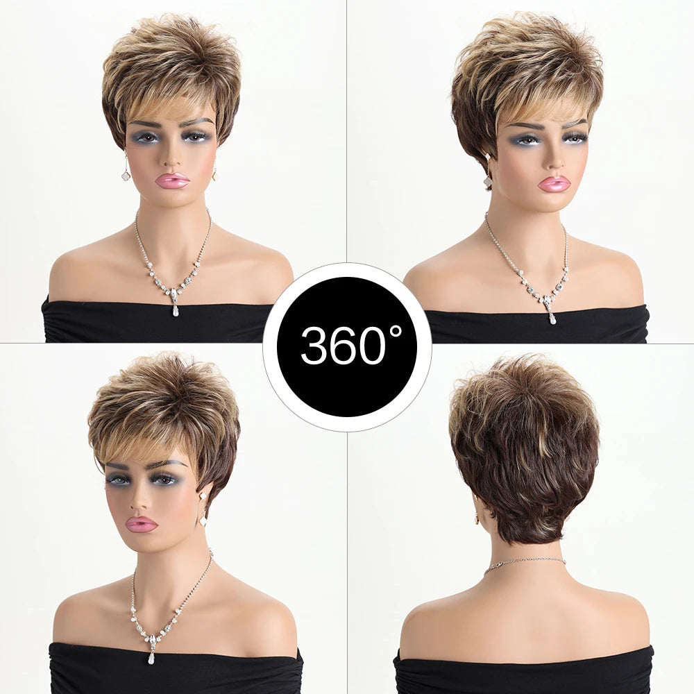 Natural Brown Wig
