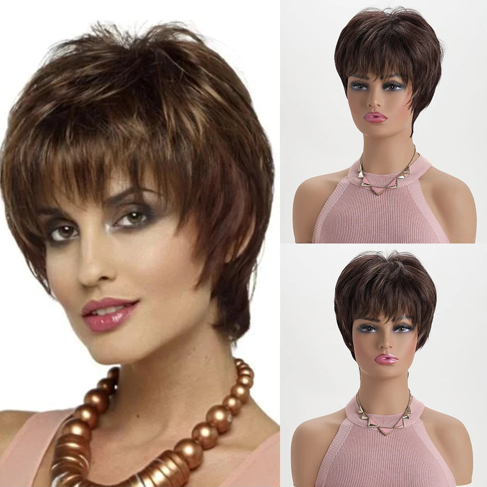 Natural Brown Wig