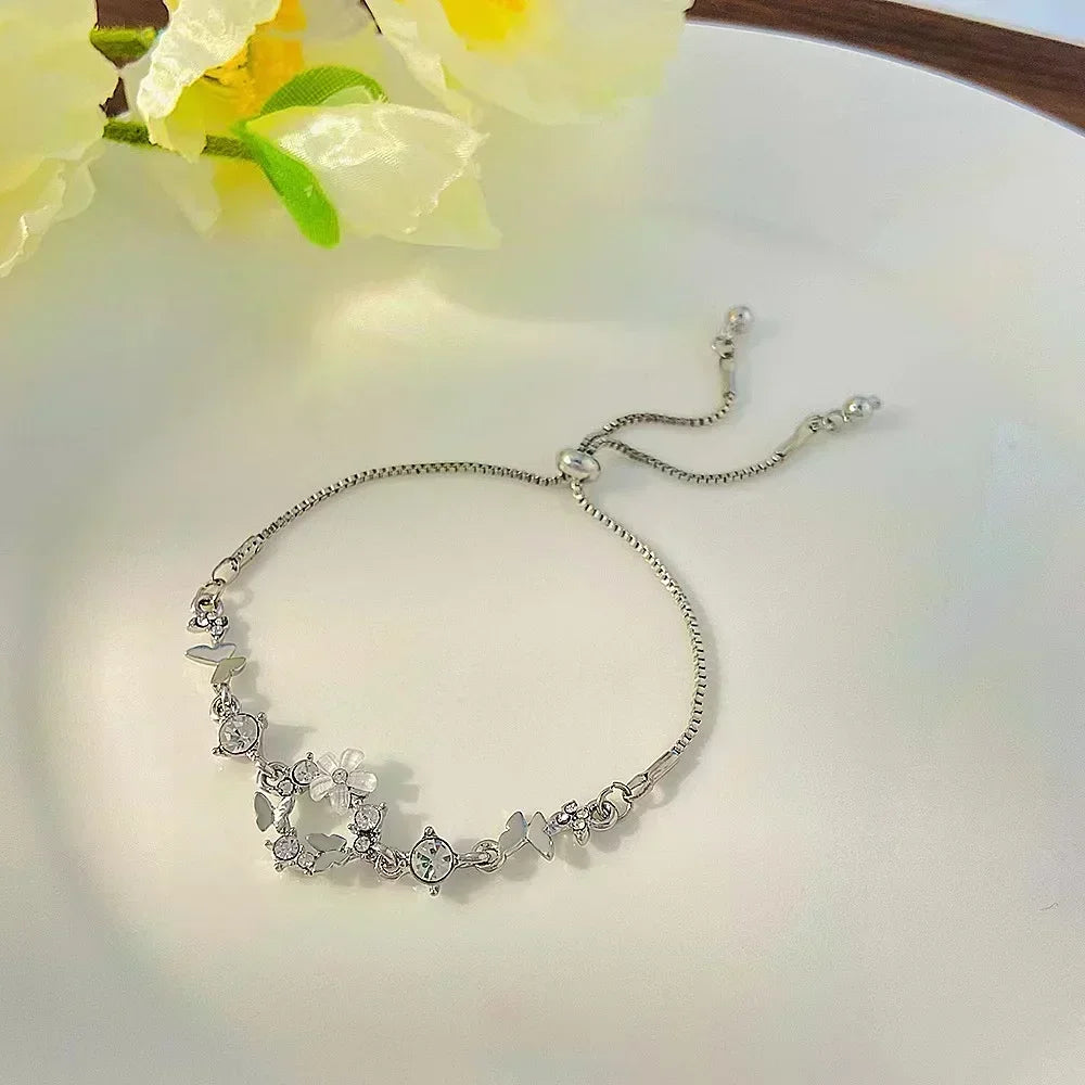 Exquisite Opal Tulip Zircon Bracelet