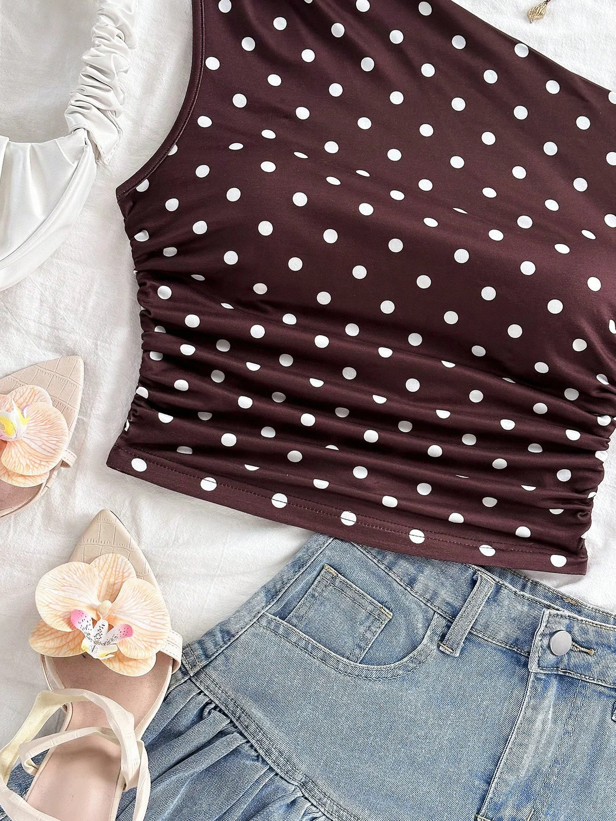 Polka Dot Short Top