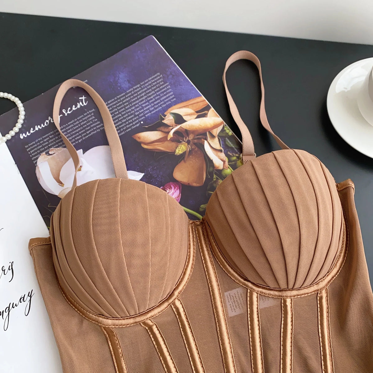 Solid Corset Lingerie Top