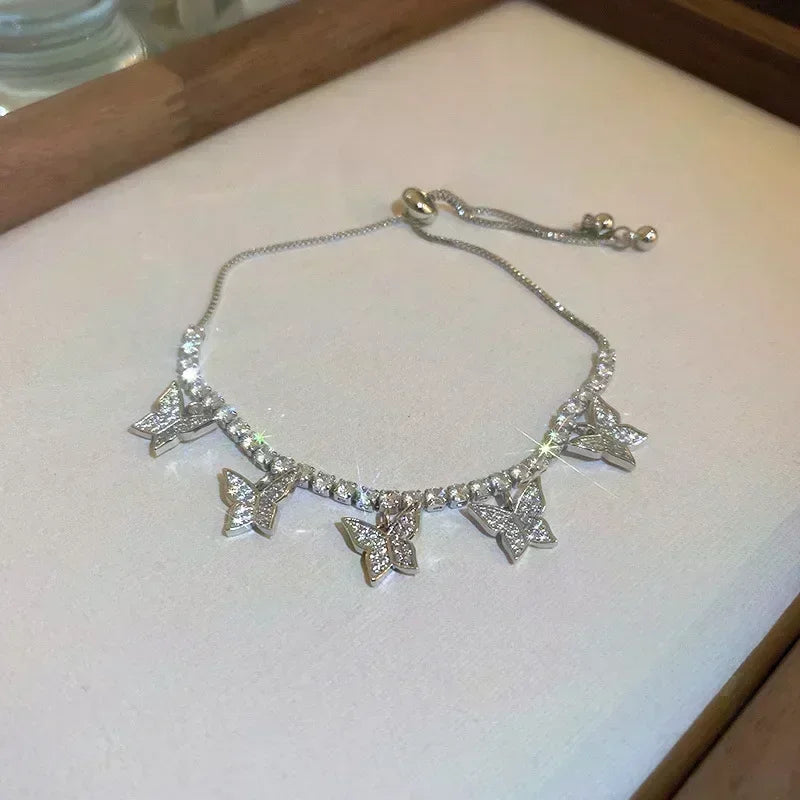 Exquisite Opal Tulip Zircon Bracelet