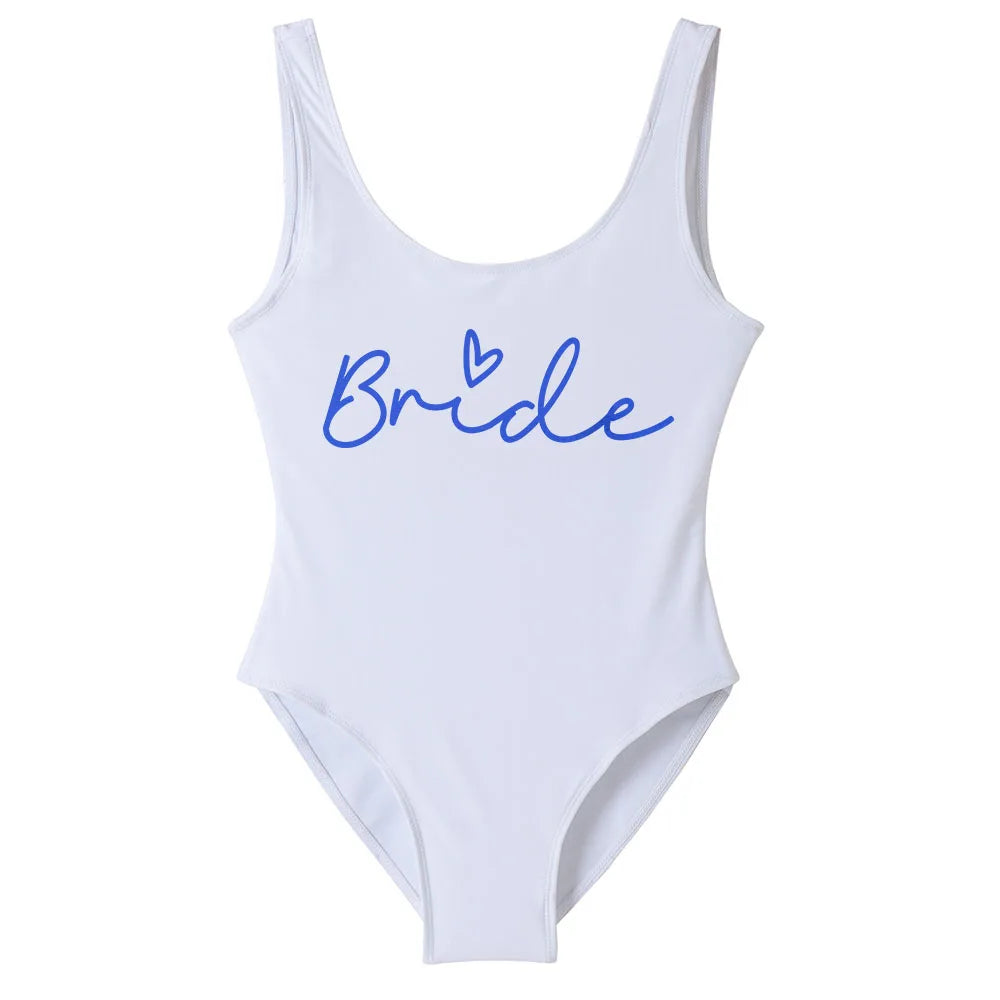 Team Bride One-Piece Swimsuit