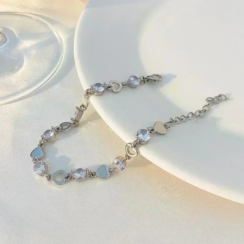 Exquisite Opal Tulip Zircon Bracelet