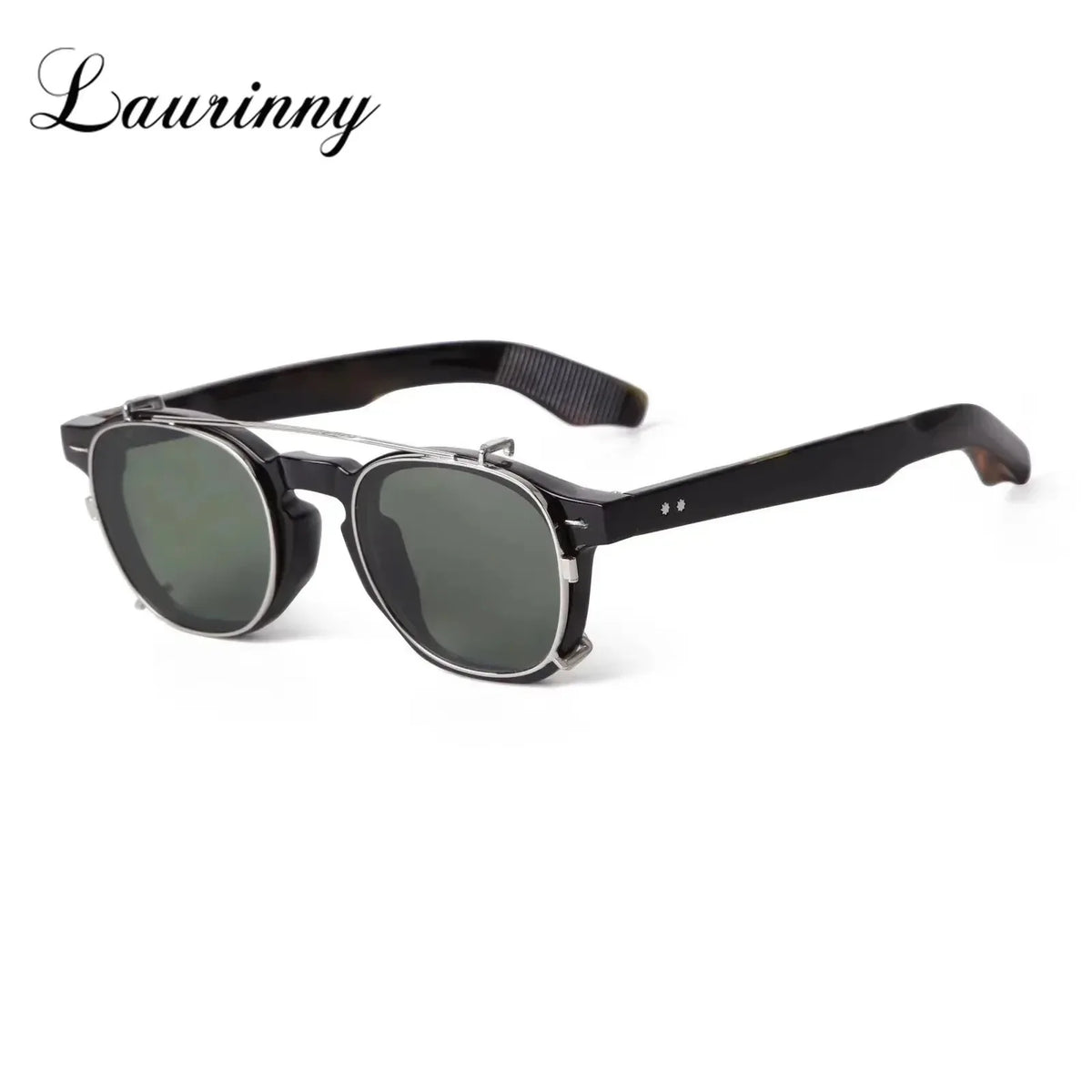Vintage Rivet Steampunk Clip on Sunglasses
