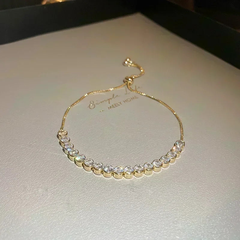 Exquisite Opal Tulip Zircon Bracelet