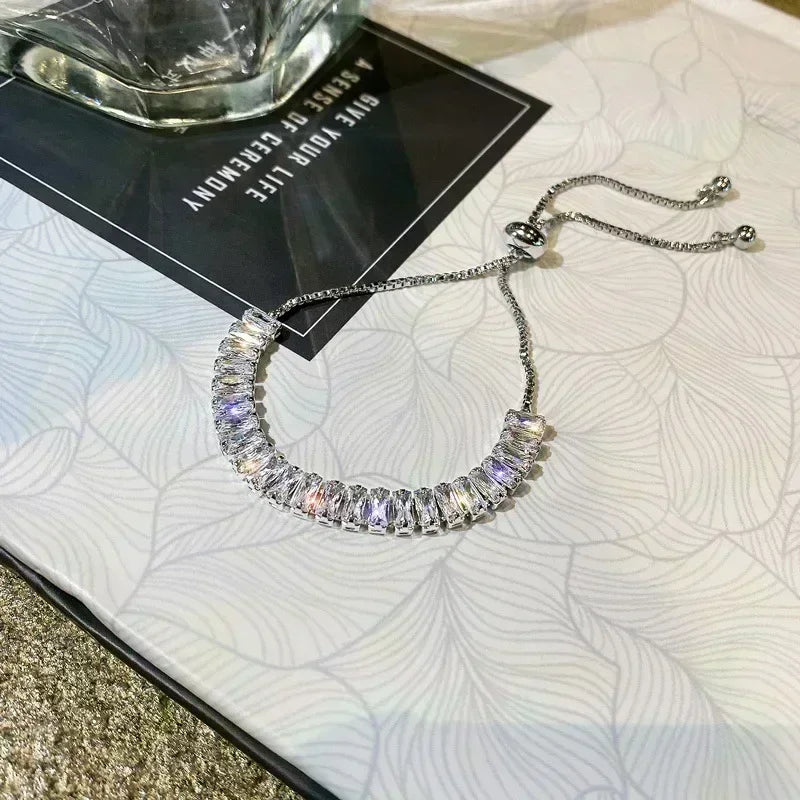 Exquisite Opal Tulip Zircon Bracelet