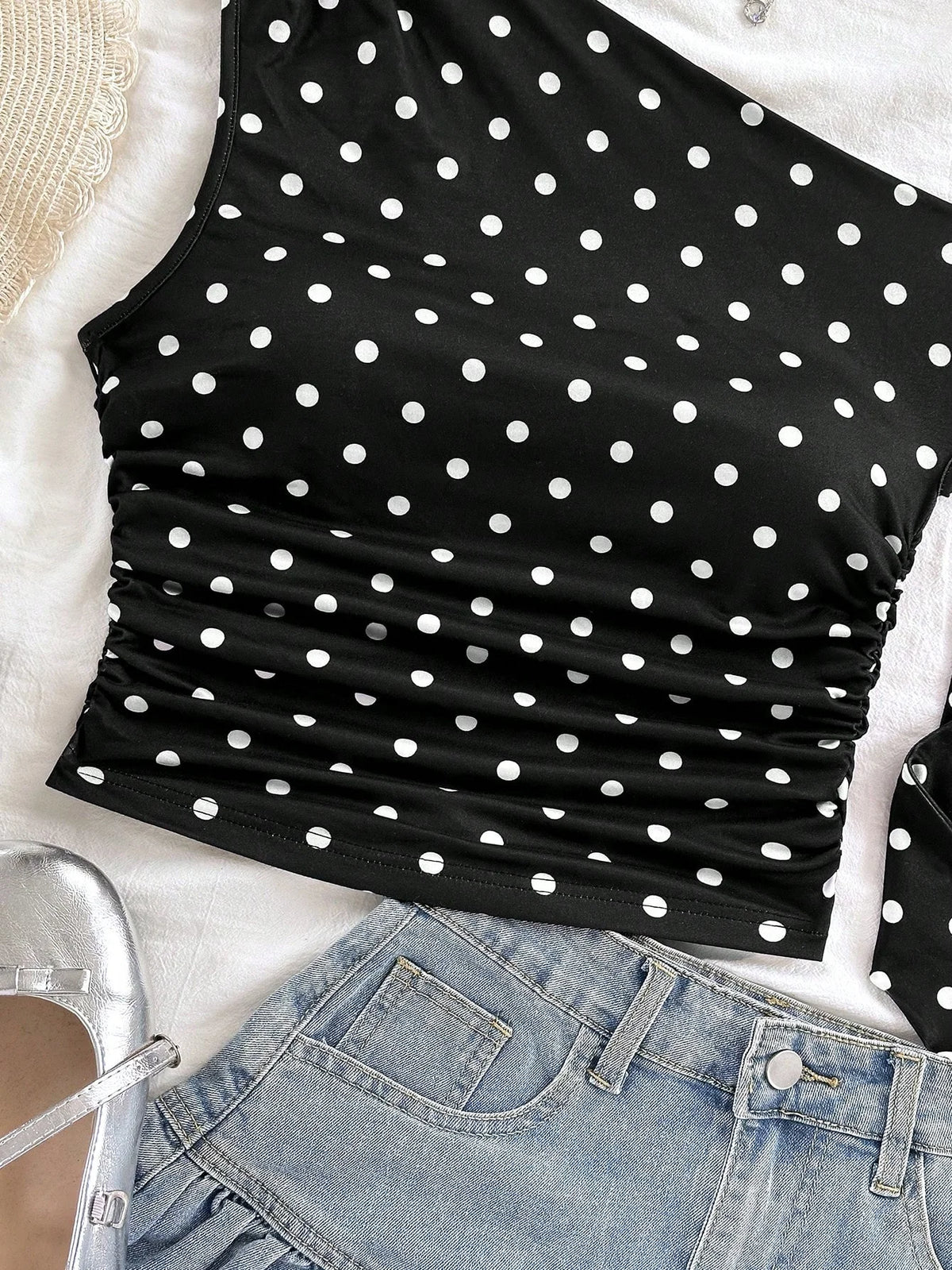 Polka Dot Short Top