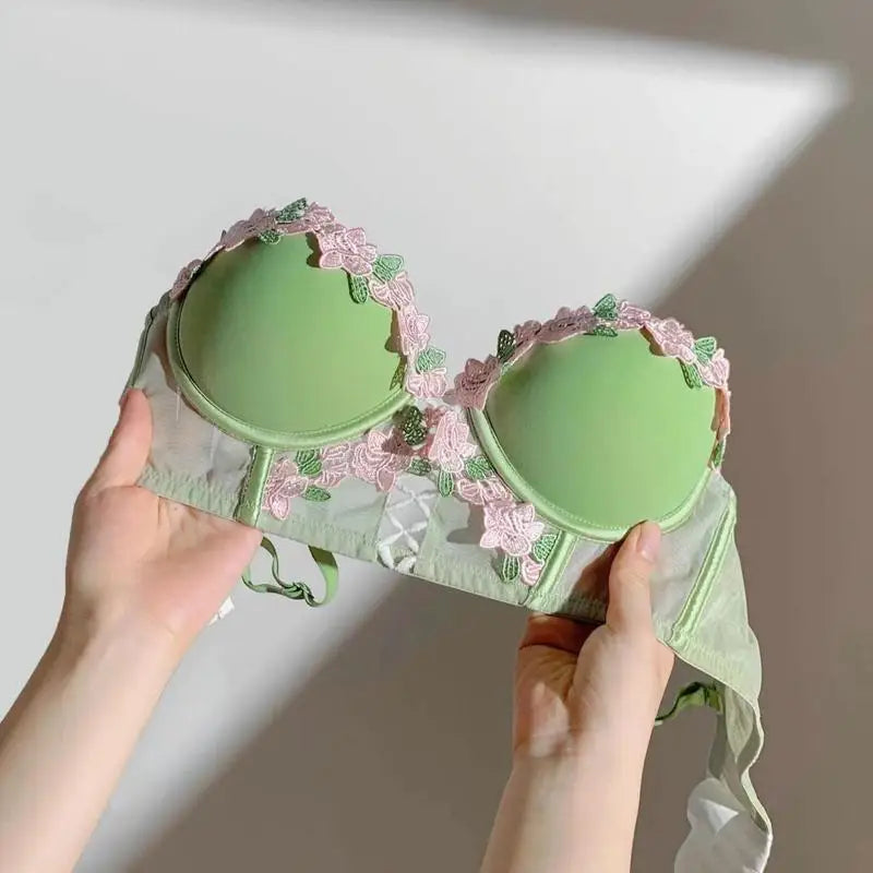 Amelia Vintage Floral Lingerie Set