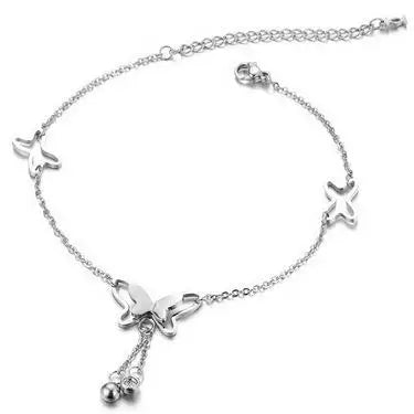 Butterfly Pendant Anklet