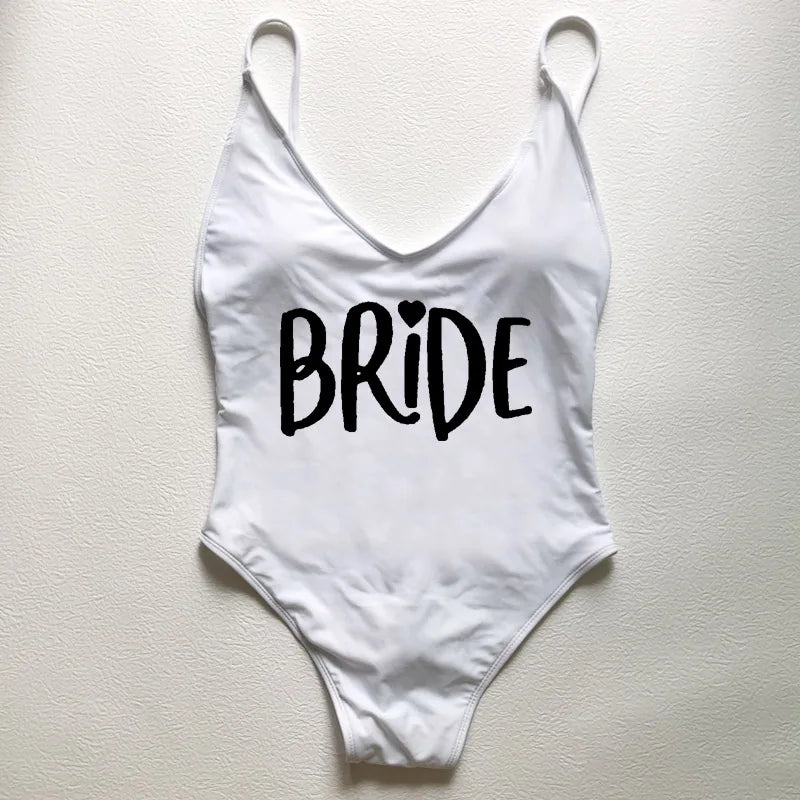 One Piece Sexy Padded Swimwear