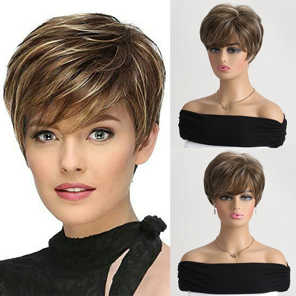 Natural Brown Wig