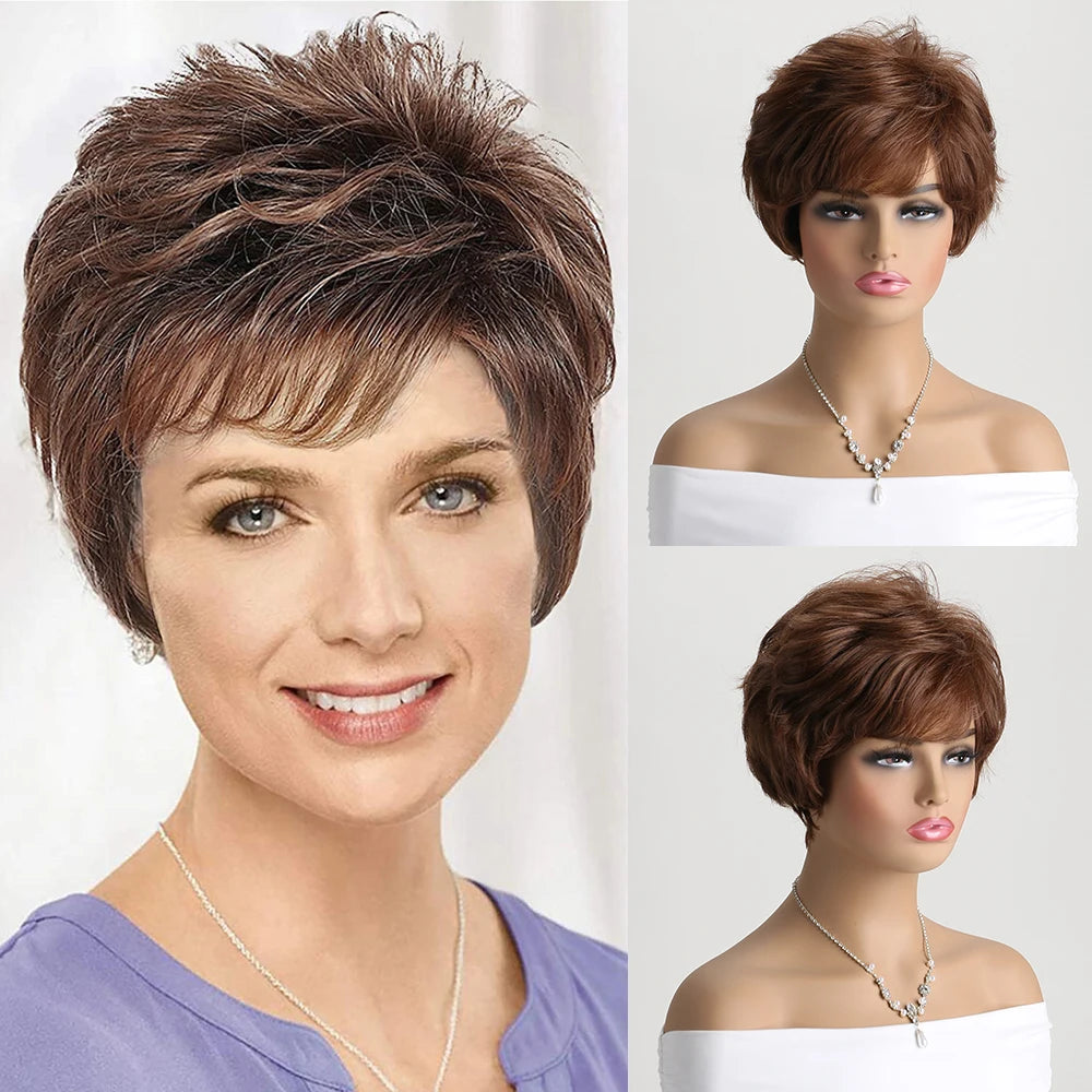 Natural Brown Wig